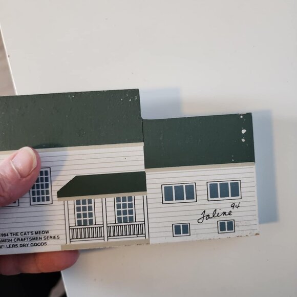 The Cat's Meow 1994 - Amish Craftsmen Series - Millers Dry Goods - Picture 3 of 7